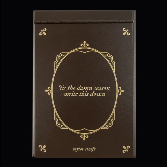 NEW 💛 Taylor Swift Evermore ‘Tis The Damn Season Write This Down’ Notebook - Picture 2 of 5